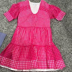 Tanya taylor pink dress
